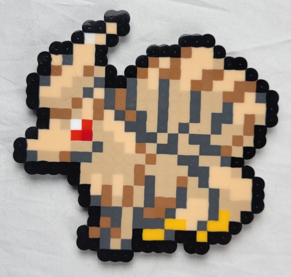 Ninetales Menu Icon Pokemon Perler Bead Pixel Art